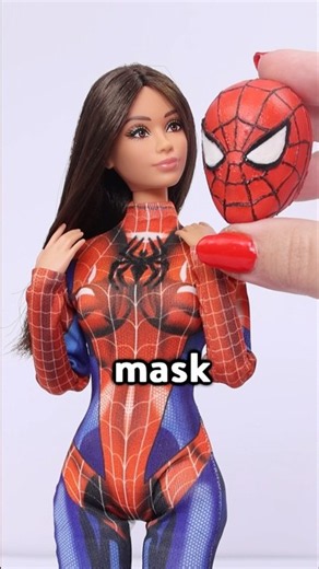 Turning Barbie into SPIDER-MAN