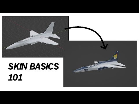 VTOL VR Livery Making Basics (Blender)
