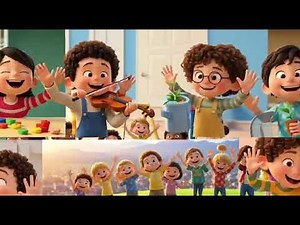 🌞🎵 Morning & Night Routine Song for Kids | Learn Daily Habits & Good Manners