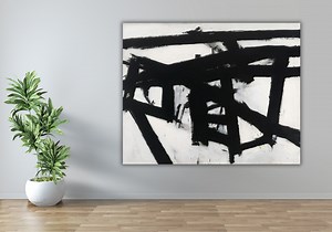 Franz Kline Black White Art Wall Art,franz Kline Poster Art Canvas,franz Kline Print Art Poster,vintage Wall Art Decor,famous Wall Art Decor - Etsy
