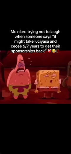 He laughed Cred: @ponyluciddreams743 #spongebob#marvelrivals#cecee#kingsman265#luciyasa
