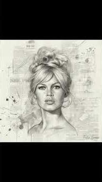 Brigitte Bardot illustrazione