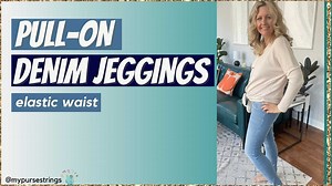 Watch Amazon Essentials Pull-On Jeggings. See how they fit! on Amazon Live