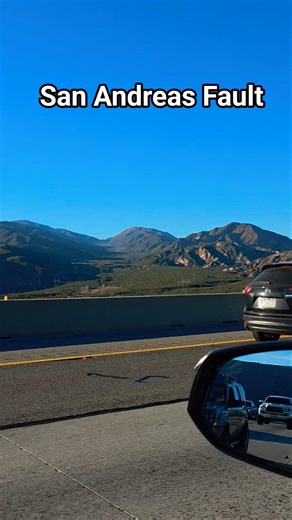 San Andreas Fault Crossing Under Interstate 15 #faultzone #geology