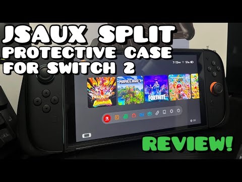 Reviewing JSAUX Split Protective Case for Nintendo Switch 2!