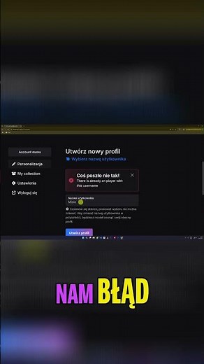 Minecraft: Jak Stworzyć Profil i Nazwę Użytkownika! #shorts