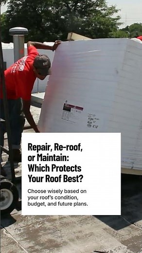 Comparing Repair, Re-Roof, and Maintenance Options