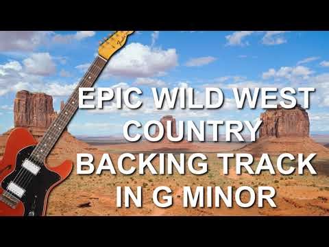 Epic Wild West Country Guitar Backing Track In G Minor