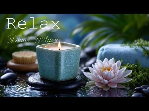 Soothing Spa Piano🌿 Relaxing Music with Nature Sounds ~ Relieve Stress & Calming Piano Melodies