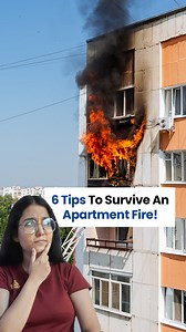 14K views · 80 reactions | Stuck in an Apartment Fire?  Quick thinking and awareness can save your life.⚠️ Watch the video to learn life-saving steps you need to know >> #FireSafety #LPGGascylinder #EmergencyPreparedness #ApartmentFire #HomeSafety #FireEscapePlan #StaySafe [Apartment Fire Safety, How To Escape A Fire, Fire Emergency Tips, Home Fire Safety, Apartment Fire Escape, Life-saving Tips] | TheBetterIndia | Facebook