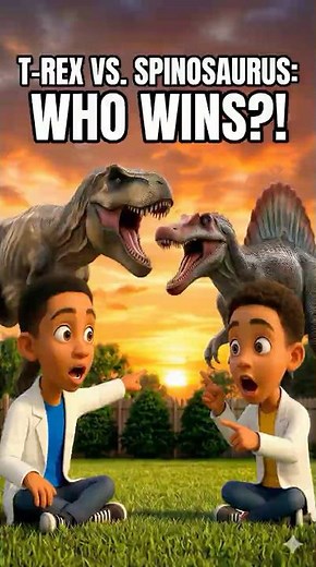 T-Rex vs. Spinosaurus: Who Actually Wins? 🦖 (Real Science)