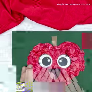 29K views · 624 reactions |  Apple Tissue Paper Craft ✂️ Get the template on the blog | Simple Everyday Mom | Facebook