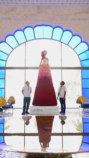 43K views · 331 reactions | She blooms with power & grace  See our stunning 3-meter fresh floral installation at @rixospremiumsaadiyat #flowersae #dubaiflowers #womensday #abudhabievents | Flowers.ae | Facebook