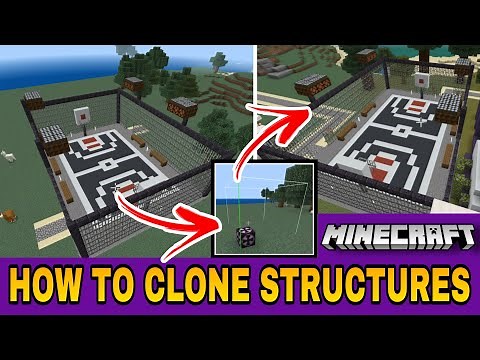 How to COPY and PASTE Structures in MINECRAFT!