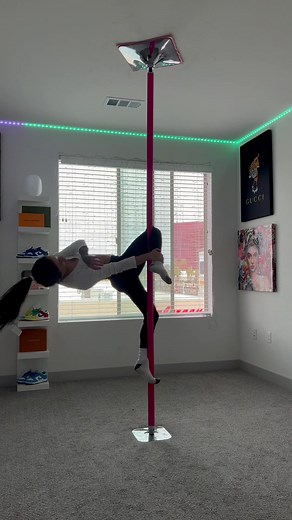 Playing with new shapes 😆🤪💓 #poletricksbeginner #newpoletrick #fyp #polefitnesstok