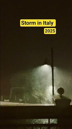 Hurricane in Italy 24 August 2025