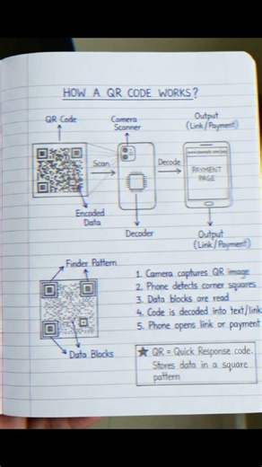 How QR Codes Actually Work 🤯 Explained in 30 Seconds #developers