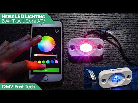 Heise LED Smartphone LED Lights for Boats, Trucks, Cars, ATV's and More!!!