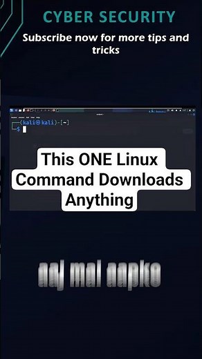 This ONE Linux Command Downloads Anything #cybersecurity ‪@CyberSkills1‬