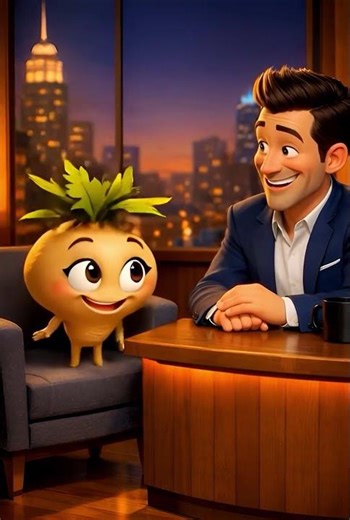 Maca Root Goes on a Late Night Talk Show… and Things Get Energetic 🌙🔥