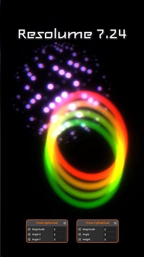 Resolume 7.24 - Sphere & Cylinder nodes