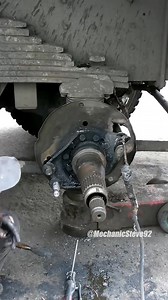 One Misaligned Slack Adjuster – Replaced Brake Shaft, Seals, Bearings & Repaired Brake Bracket. #automobile #mechanic #automechanic #auto #carsrepair #mechanicsteve #restoration #mechanics #carsrestoration #cars | Mechanic Steve