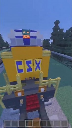 Minecraft CSX SD70MAC Locomotive Tutorial