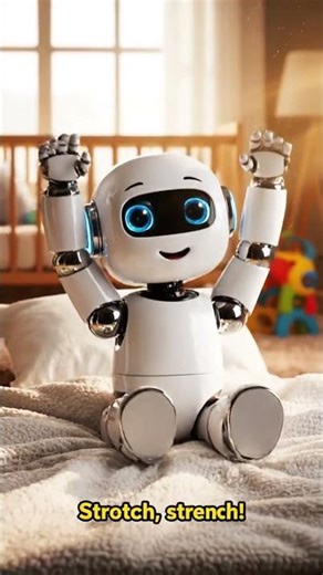 Cute AI BabyRobot Doing Crazy Daily Tasks 🤖😂 | #Shorts #AIrobot #Viral #CuteRobot #FunnyRobot