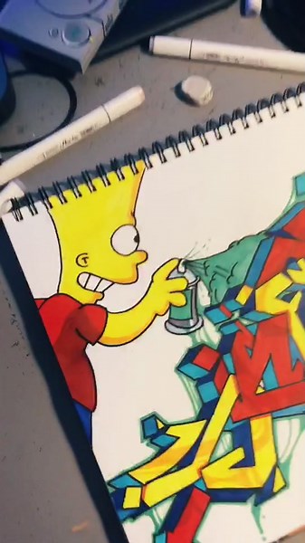 Graffiti Art of Bart Simpson: Sketchbook Creations