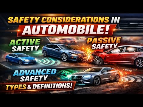 “Car Safety 🚗⚠️ Active vs Passive vs Advanced Safety Explained | Must Know Before Driving!”(Part-1)