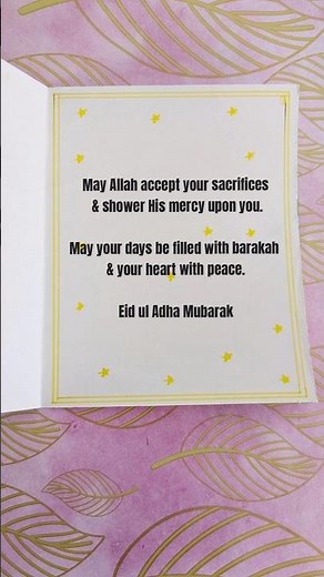 ✨ Easy DIY Eid ul Adha Greeting Card 🐐 Cute Handmade Card Idea #shorts #eiduladha #greetingcard