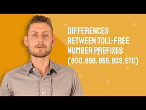 Differences Between Toll-Free Number Prefixes (800, 888, 855, 833, etc)