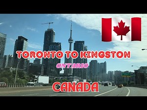 Have you traveled from Toronto to Kingston Ontario Canada? 4K Dash Cam Ride || Toronto to Kingston