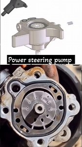 power steering pump mechanism work #mechanicalengineering