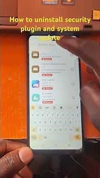 How to uninstall security plugin and system update #mdm #securityplugin