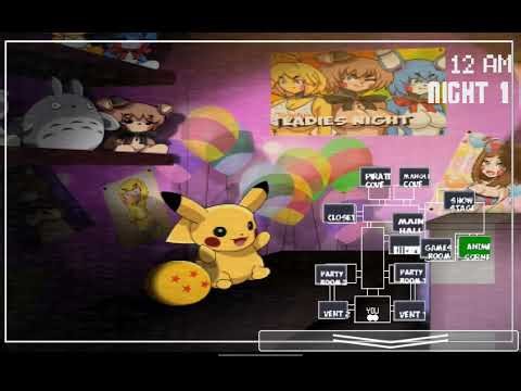 Anime FNAF on ANDROID! 1st night passing! [Five night's in Anime 2: Android]