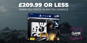 5.5K views · 20 reactions | Get a Limited Edition Death Stranding PS4 Pro 1TB for £209.99 or less when you trade-in any PS4 console  OR... Grab a PS4 Pro 1TB with FIFA 20 for £179.99 or less when you trade-in any PS4 console  Visit your local store today  | GAME.co.uk | Facebook