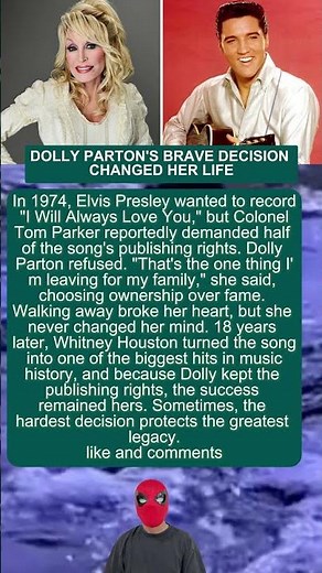DOLLY PARTON'S BRAVE DECISION CHANGED HER LIFE