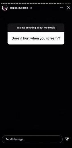 Corpse’s RAW screaming