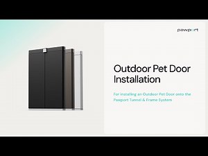 How to install a Pawport Outdoor Pet Door
