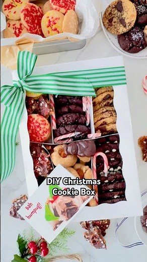 Learn How to Make a DIY Christmas Cookie Box 🍪