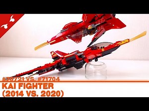 [COMPARONS] LEGO Ninjago : Kai Fighter (2014 Vs. 2020) [FR]