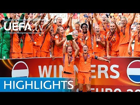 Women's EURO final highlights: Netherlands v Denmark