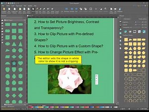 How to Add, Edit and Clip Picture with Edraw Infographic