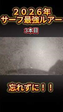 2026年サーフ最強ルアー3本目 【ヒラメ】【マゴチ】 #釣り #釣り入門 #釣り初心者 #ルアー #ルアーフィッシング