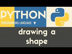 Mind Luster - Learn Drawing a Shape | Python | Tutorial 4