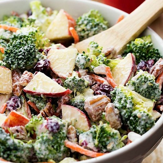 24M views · 1.8K reactions | This BROCCOLI APPLE SALAD has so many...
