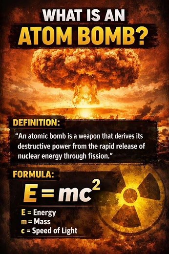 Atom Bomb Definition & Formula | Physics Shorts