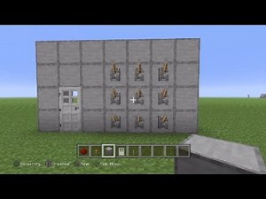 Minecraft Redstone combination lock door tutorial!