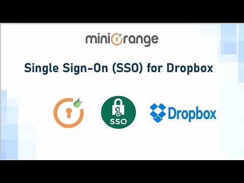 How to Set up SSO for Dropbox Login? I Dropbox Sign In